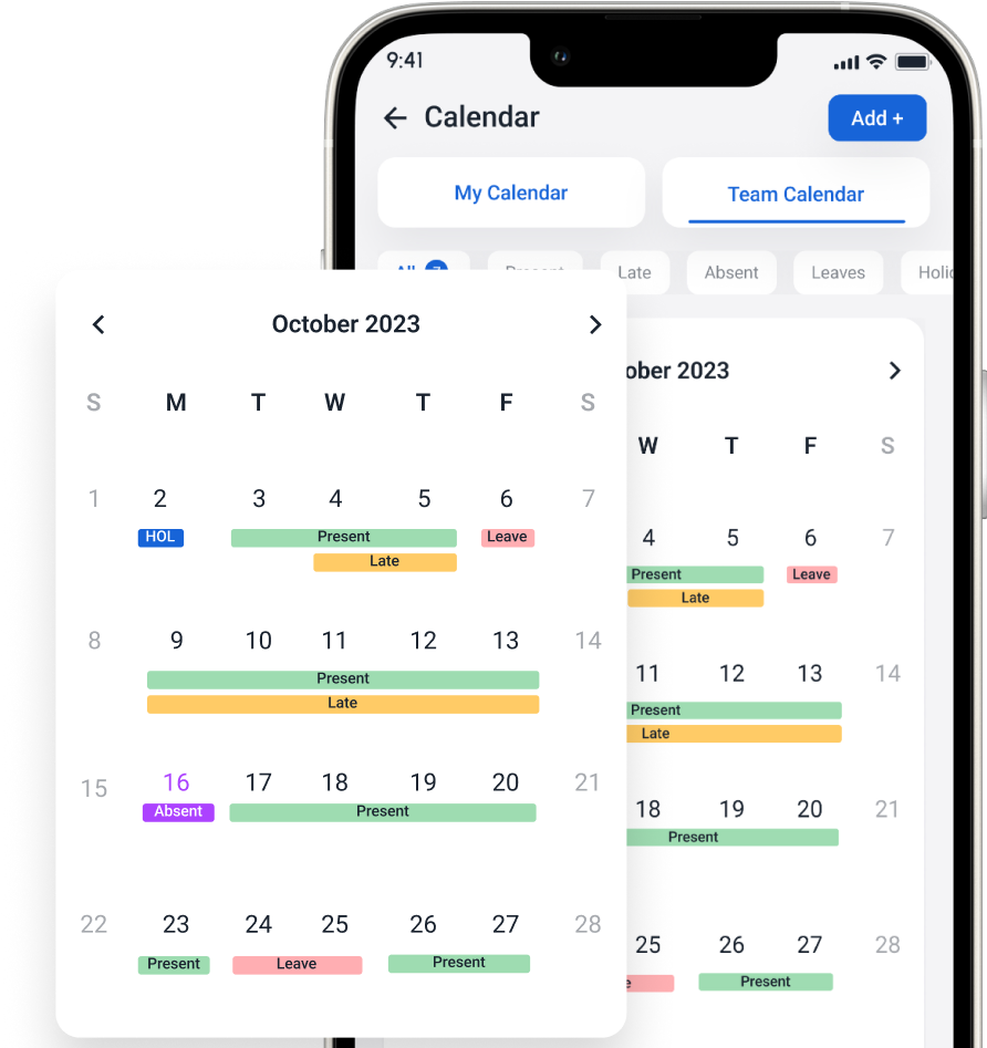 Shared Calendar for Leave Management